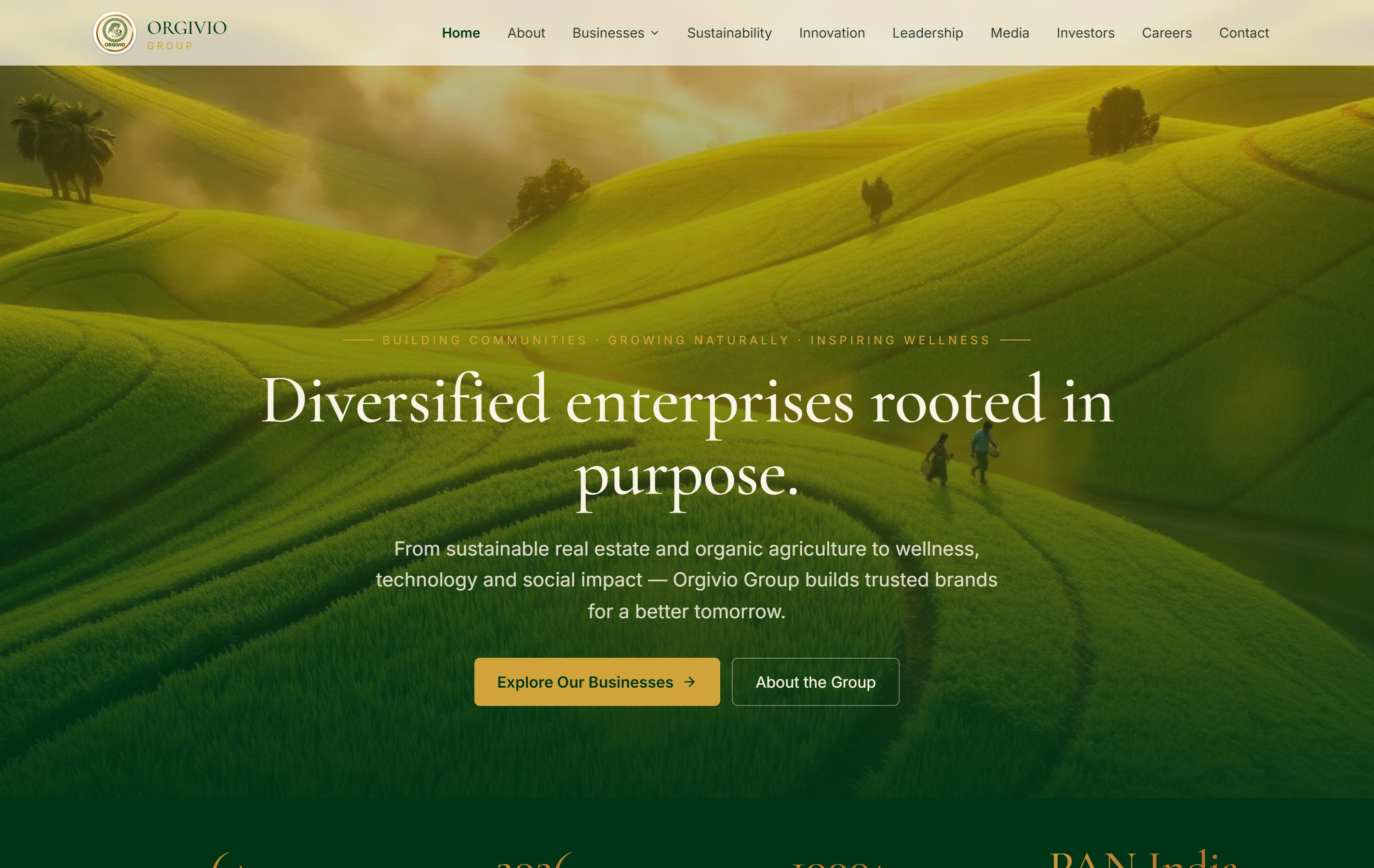 Orgivio Group website