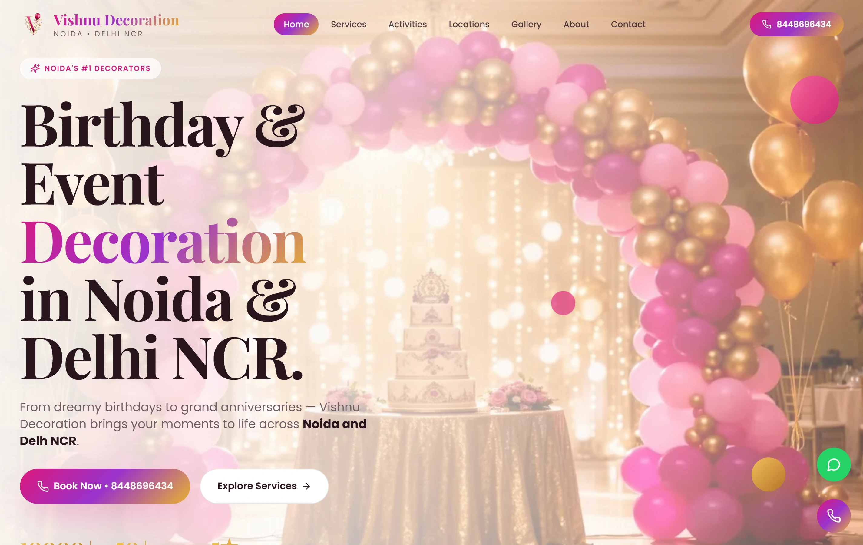 Vishnu Decoration website